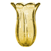 Vaso De Decoração Em Murano Apolo Ambar