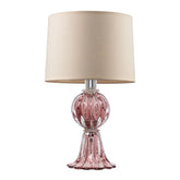 Abajur De Decoração Em Murano Verona Uno Vintage Rose