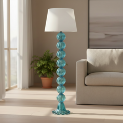 Abajur De Decoração Em Murano Lord Aquamarine