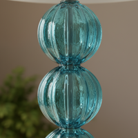 Abajur De Decoração Em Murano Lord Aquamarine