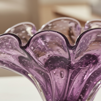 Centro De Mesa De Decoração Em Murano Clara Ametista