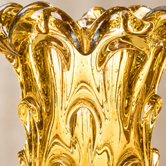 Vaso De Decoração Em Murano Torino Ambar
