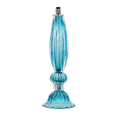 Abajur De Decoração Em Murano Toscana Aquamarine