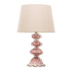 Abajur De Decoração Em Murano Palazzo Vintage Rose