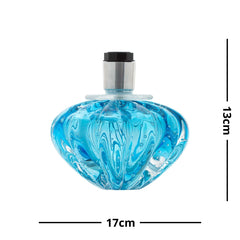 Abajur De Decoração Em Murano Petit Aquamarine