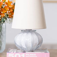 Abajur De Decoração Em Murano Petit Branco