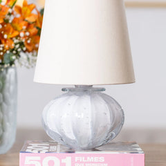 Abajur De Decoração Em Murano Petit Branco