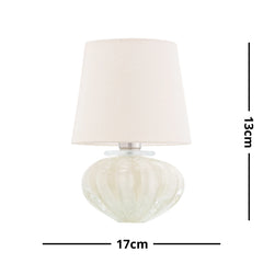 Abajur De Decoração Em Murano Petit Marfim