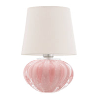Abajur De Decoração Em Murano Petit Rosa Candy