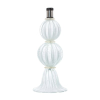 Abajur De Decoração Em Murano Verona Duo Branco