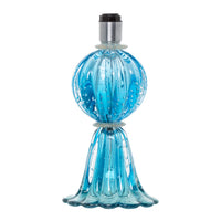 Abajur De Decoração Em Murano Verona Uno Aquamarine
