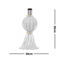 Abajur De Decoração Em Murano Verona Uno Branco