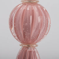 Abajur De Decoração Em Murano Verona Uno Rosa Candy