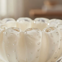 Cachepot De Decoração Em Murano Téo Marfim