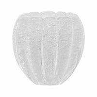 Cachepot De Decoração Em Murano Nino Transparente Ice