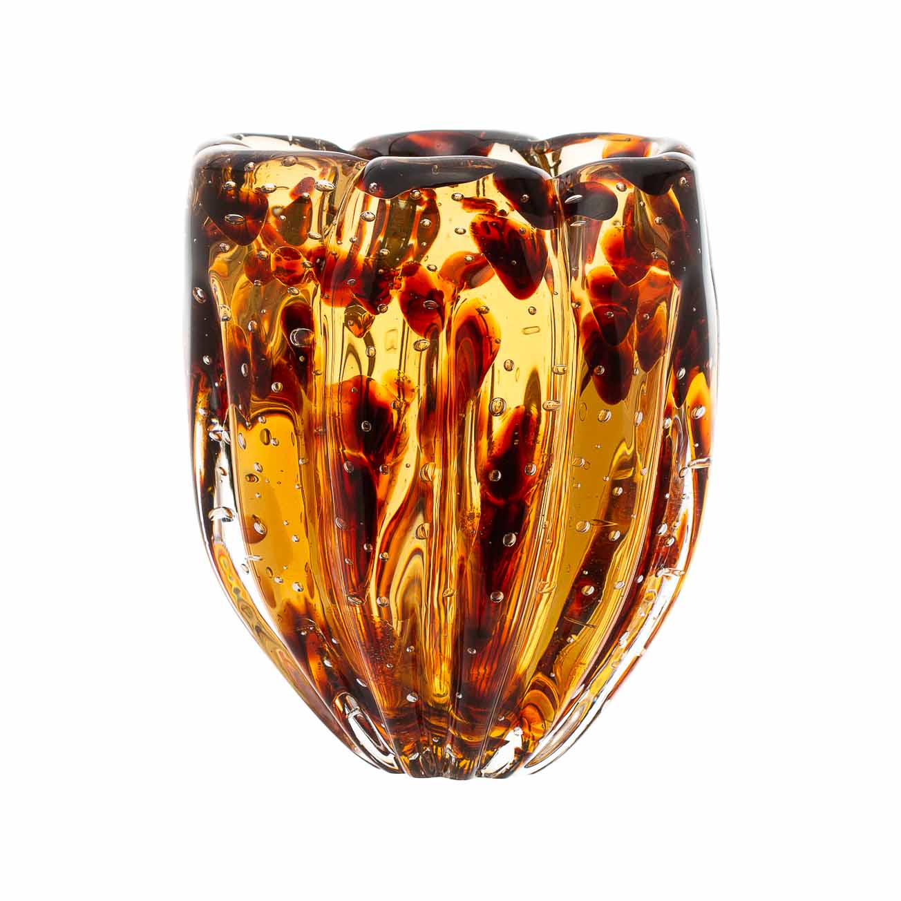 Vaso em Cristal Murano Jelly Onça