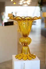 Vaso De Decoração Em Murano Divine Transparente