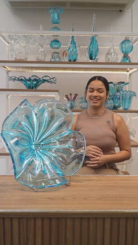 Stories de Centro De Mesa De Decoração Em Murano Yasmim Ametista