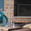 Garrafa Decorativa Em Murano Para Whisky E Licor  Akira Aquamarine